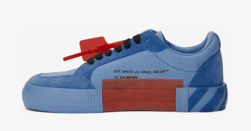 Off White: Le Low Vulcanized sneakers sono già disponibili in colori vivacissimi