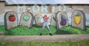CIBO: Intervista allo street artist italiano che copre le svastiche con gli alimenti!