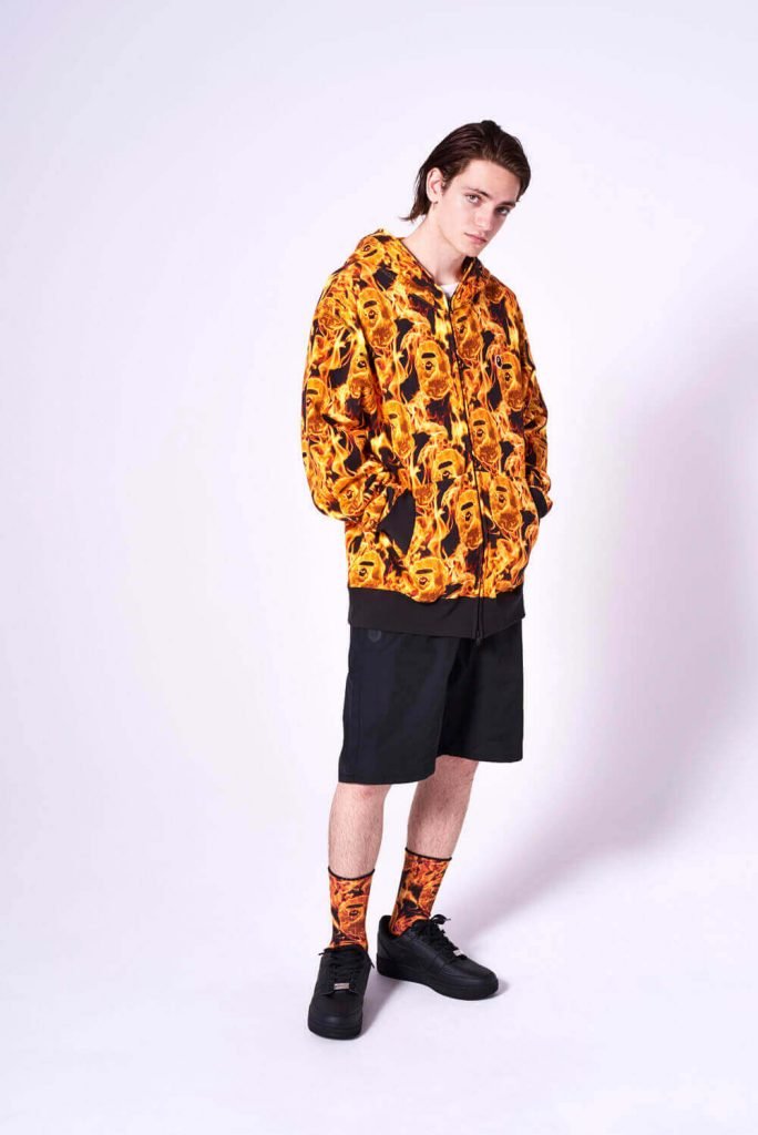 Bape flame pattern