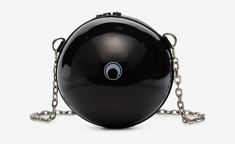 Black Dream Ball Shoulder Bag Marine Serre