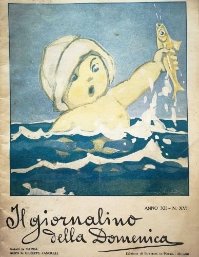 Copertina de «Il Giornalino della Domenica», a. XII, n. 16, 31 agosto 1924. Collezione Massimo Moretti
