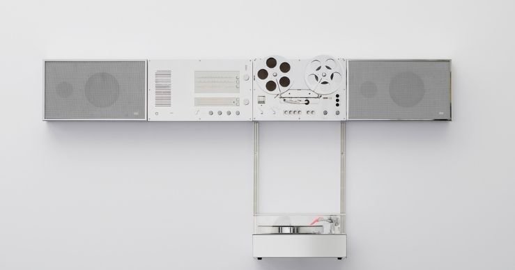 Virgil Abloh x Braun - impianto stereo e Hi-Fi Wandanlage del 1965