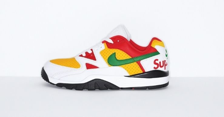 Supreme x Nike Cross Trainer Low white side