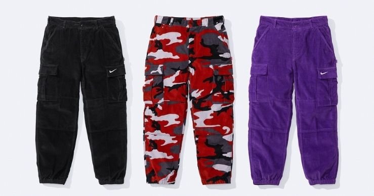 Pantaloni cargo capsule collection Supreme x Nike