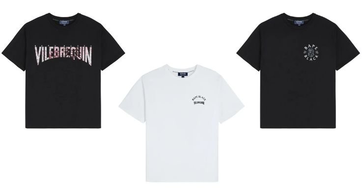 t-shirts Vilebrequin x Bape